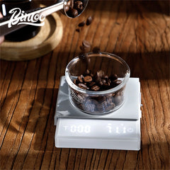 Bincoo Mini Smart Espresso Scale with Timer (2kg/0.1g, g/oz/ml, USB)