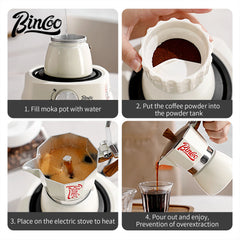 Bincoo Single-Valve Stovetop Moka Pot