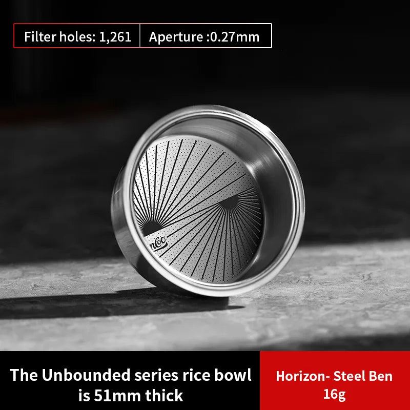 Bincoo Coffee Espresso Filter Basket 51/58.5mm
