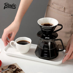 Bincoo Ceramic Coffee Filter Cup V-Style Reusable