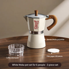 Bincoo Aluminum Mocha Moka Coffee Pot 300ml