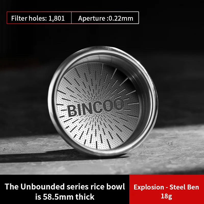 Bincoo Coffee Espresso Filter Basket 51/58.5mm