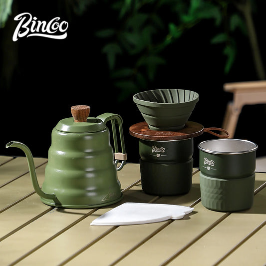 Bincoo 600ml Stainless Steel Pour Over Coffee and Tea Kettle