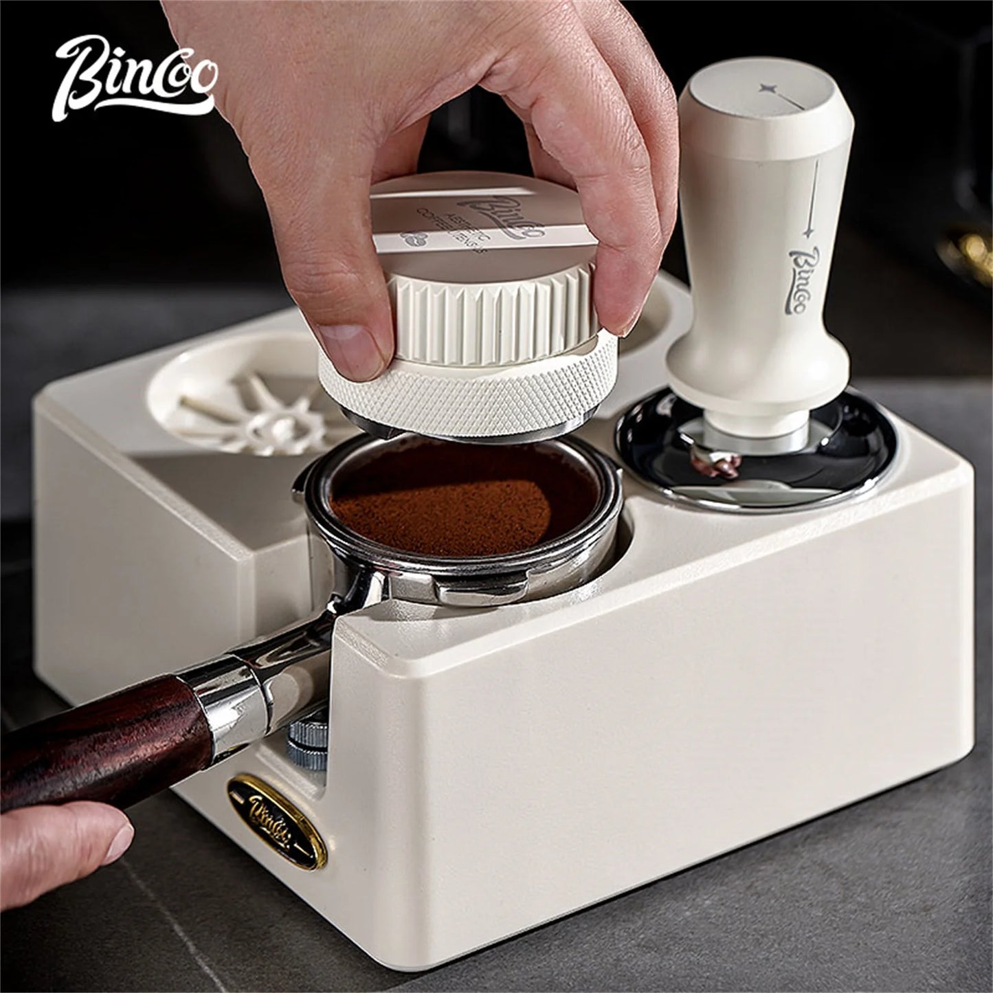 Espresso Distribution Tool/Leveler 3 Angled Coffee Tamper Fits 51/58mm Portafilter New