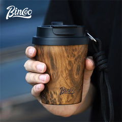 Bincoo 500ml Wood Thermal Cup