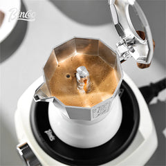 incoo Dual-Valve Moka Pot Espresso Maker Set
