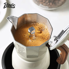 Bincoo Double-Valve Mocha Pot Electric Stove Set