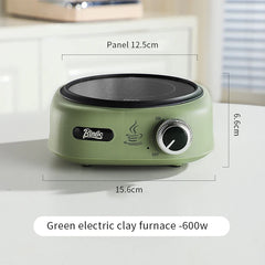 Electric Ceramic Stove, Mocha Pot, Household Coffee Pot, Heating Base, Universal 220V 600W