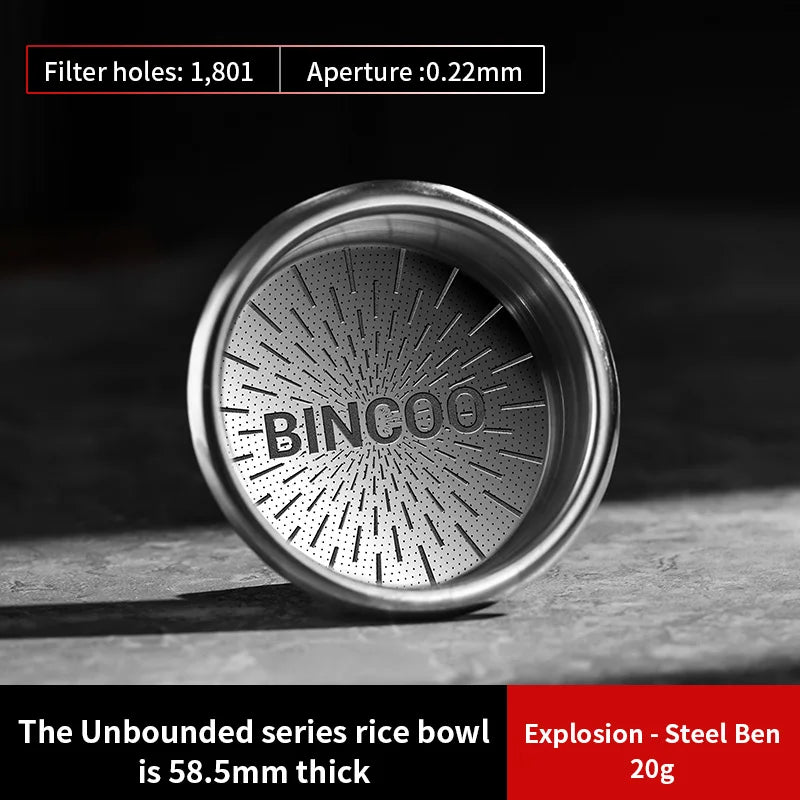 Bincoo Coffee Espresso Filter Basket 51/58.5mm