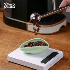 Ceramic Coffee Bean Measuring Tray and Cup