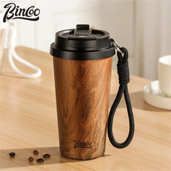 Bincoo 500ml Wood Thermal Cup