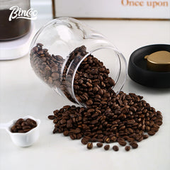 Bincoo Glass Vacuum Sealed Coffee Storage Jar