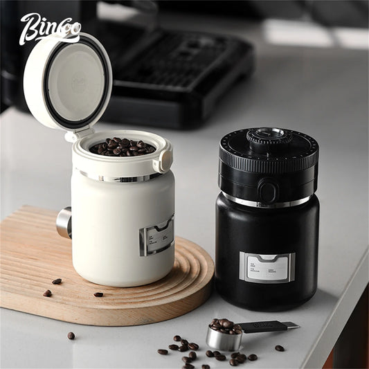 Bincoo Vacuum-Sealed Stainless Steel Coffee Storage Canister 1000ml