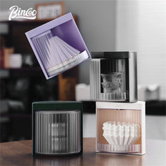 Bincoo Cake-Shaped Coffee Filter Paper Storage Box