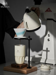 MUVNA 260/450ml Insulated SS Vacuum Flask, Hot/Cold Travel Coffee Mug