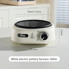 Electric Ceramic Stove, Mocha Pot, Household Coffee Pot, Heating Base, Universal 220V 600W
