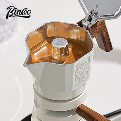 2-Serving Thermostatic Double-Valve Moka Pot, Espresso Extraction