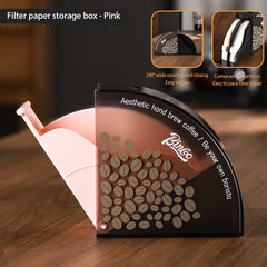 BINCOO Dustproof Coffee Filter Paper Organizer