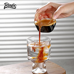 New 80ml Transparent Espresso Glasses with Scale Measuring Cup