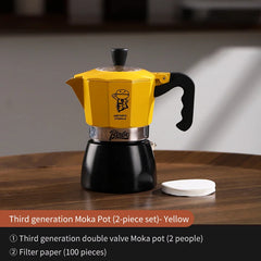 Bincoo Double-Valve Moka Pot - MAny Colors