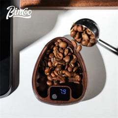 Bincoo Intelligent Coffee Scale (0.1g Precision, 3kg, Rechargeable, Bean Plate)