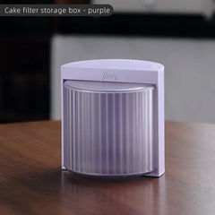 Bincoo Cake-Shaped Coffee Filter Paper Storage Box