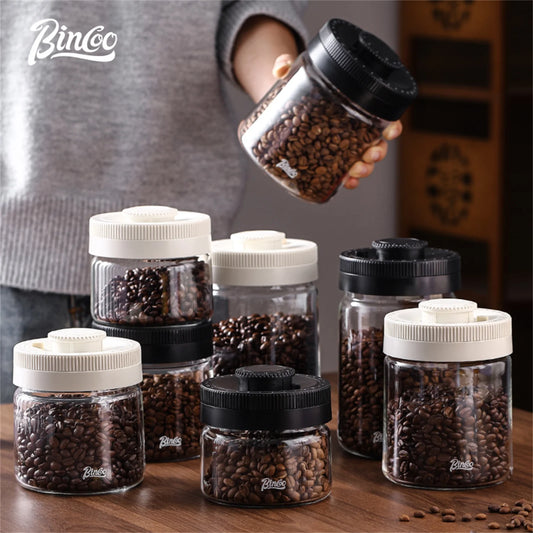 Bincoo Press-type Coffee Beans Vacuum Sealed Tank