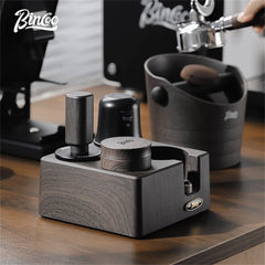 Bincoo 51/58mm Italian Coffee Tamper Station with Storage Board, Bar Mat, and Powder Distributor