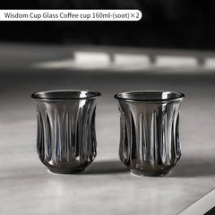 160ml Glass Coffee Cup Drinking Glasses for Espresso