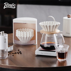 Bincoo Cake-Shaped Coffee Filter Paper Storage Box