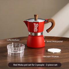 Bincoo Aluminum Mocha Moka Coffee Pot 300ml