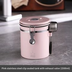 Veken 39oz Stainless Steel Vacuum Coffee Canister