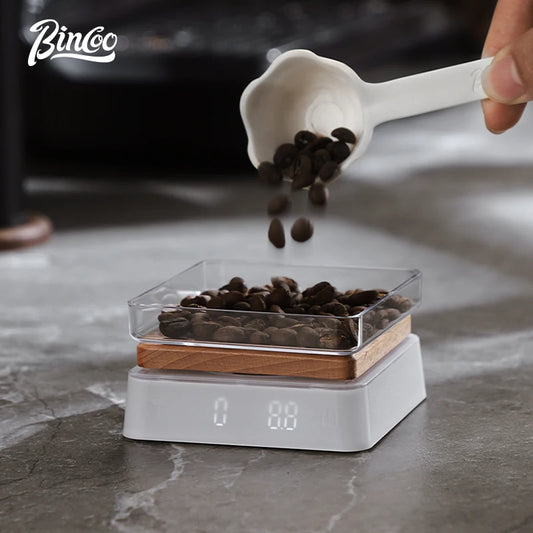 LED Digital Coffee Scale with Timer (2kg/0.1g, Oz/ml/g)
