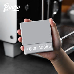 Bincoo Mini Smart Espresso Scale with Timer (2kg/0.1g, g/oz/ml, USB)