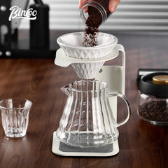 Support de goutte à café Bincoo en acier inoxydable pour préparation manuelle de café expresso, outil portable de voyage, d'extérieur et de maison