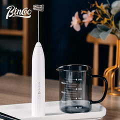 Handheld Stainless Steel Electric Milk Frother and Coffee Whisk