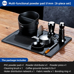 Bincoo Espresso Tamping Mat Set 51-58mm