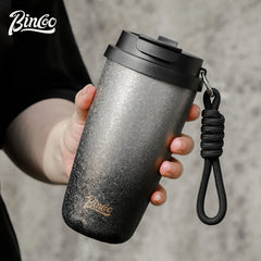 500ml Insulated Spill-Proof Coffee Mug with Lid, Portable Thermos