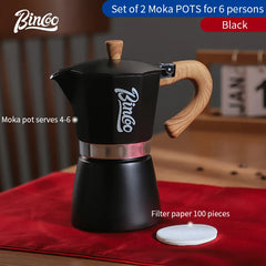Bincoo Single-Valve Stovetop Moka Pot