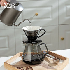 Bincoo Ceramic Coffee Filter Cup V-Style Reusable