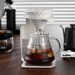 Support de goutte à café Bincoo en acier inoxydable pour préparation manuelle de café expresso, outil portable de voyage, d'extérieur et de maison