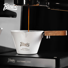 Bincoo 120mL Stainless Steel Espresso Measuring Cup with Scale