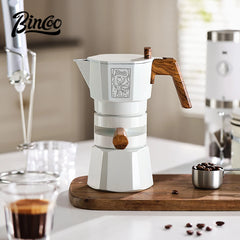 2-Serving Thermostatic Double-Valve Moka Pot, Espresso Extraction