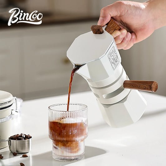 2-Serving Thermostatic Double-Valve Moka Pot, Espresso Extraction