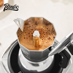 Bincoo 120ml Dual Valve Stovetop Moka Pot Espresso Maker