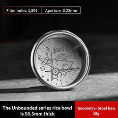 Bincoo Coffee Espresso Filter Basket 51/58.5mm