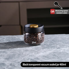 Bincoo Glass Vacuum Sealed Coffee Storage Jar