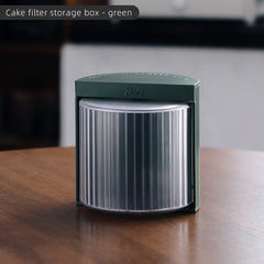 Bincoo Cake-Shaped Coffee Filter Paper Storage Box
