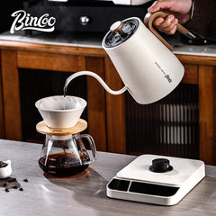 0.8L Swan Neck Coffee Kettle, Temp Control, 220V 1350W