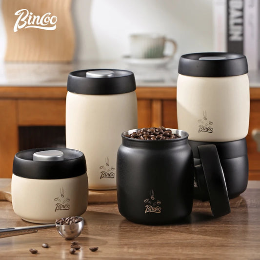 Bincoo 1200ml Vacuum Sealed Coffee Canister